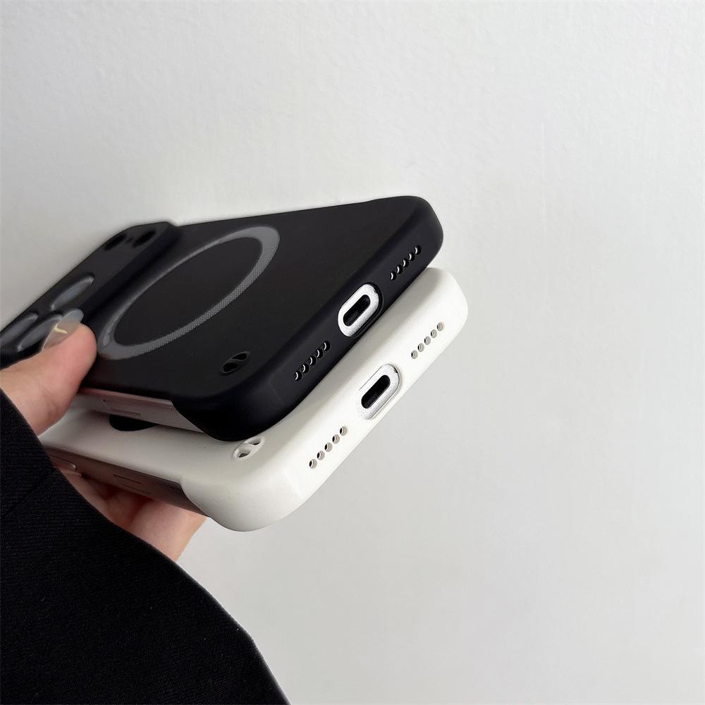 Borderless Magnetic Phone Case, Compatible with iPhone 11/12/13/14 and PROMAX 15/16/17, Drop Protection Cover