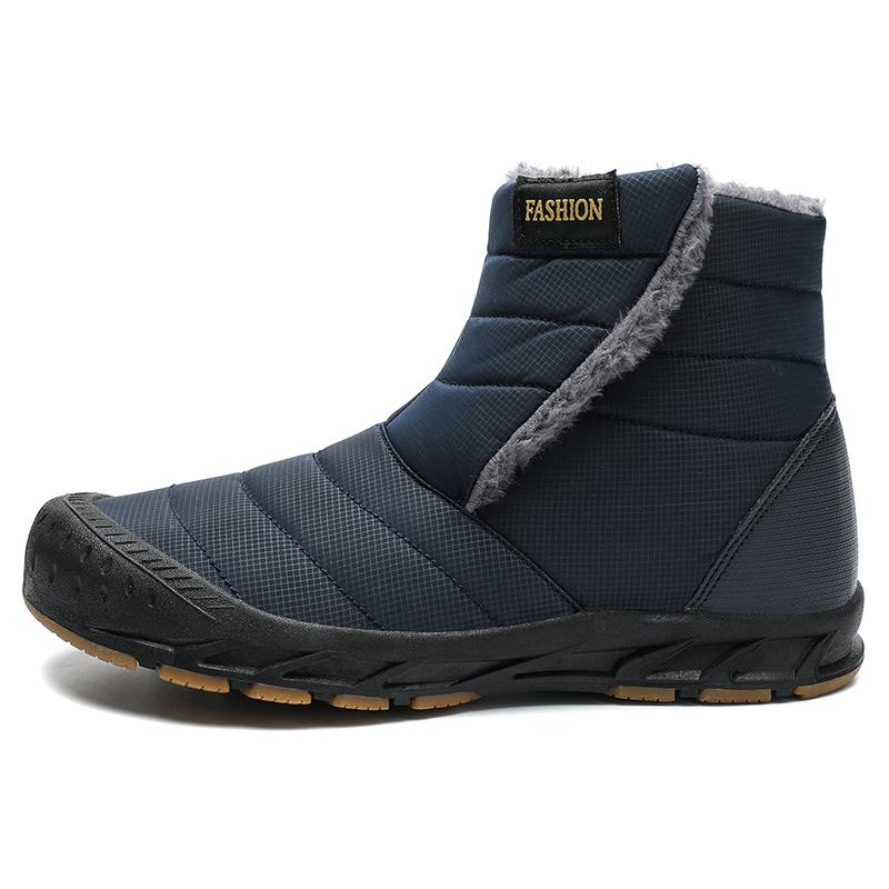 модные ботинки женские зимние плюшевые ботинки женские водонепроницаемые женская обувь — фото 4