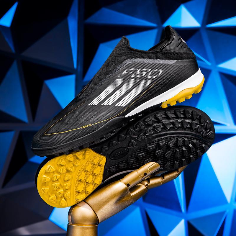 F50 European Cup Unisex Youth Long Spike Football Shoes for Turf Training & Competition