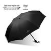 Three-Fold Automatic Reverse Umbrella with Reflective Edging & LED Light, Customizable Logo, All-Weather Protection for Business Use
