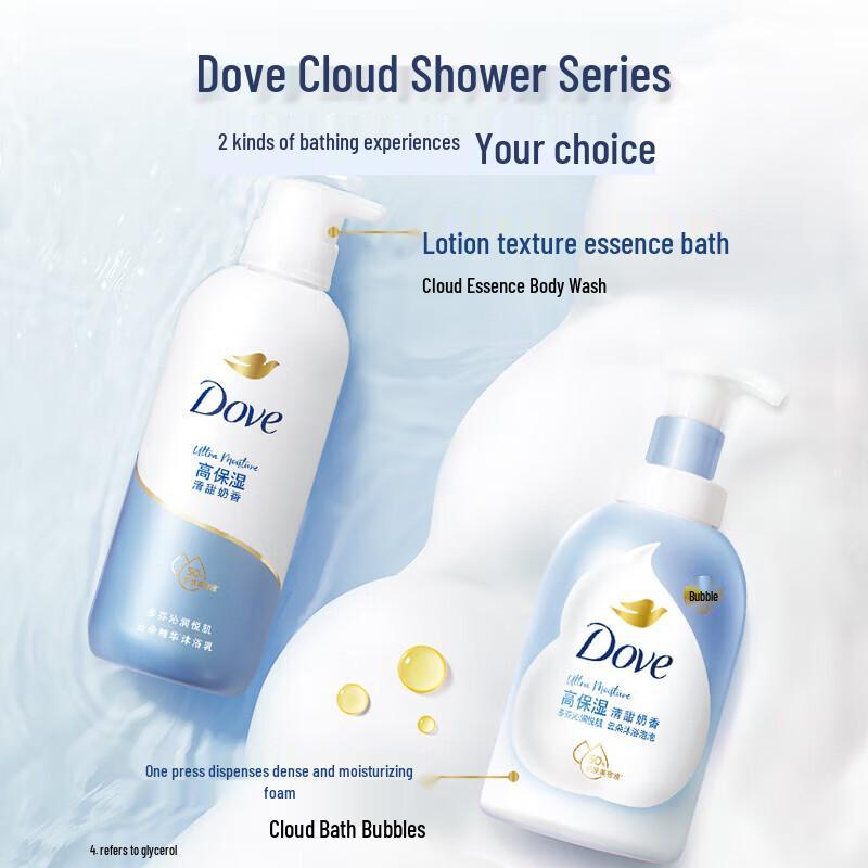 DOVE Deeply Nourishing Bath Mousse