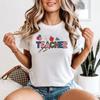 Patriotic Teacher Unisexs Tshirt Usa Crayon Leopard 4th Of July Red White Blue