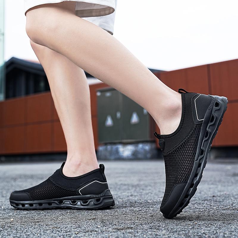 36-48Unisex Sport Shoes End Hollow Mesh Sports Casual Shoes Involved Outdoor Shoes Large Size Women's Shoes