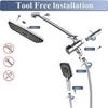 Shower Head Combo Set 12Inch High Pressure Rain Shower Head with Adjustable Extension Arm Wall-Mount Handheld Shower Spray