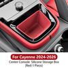 For Porsche Cayenne Macan Car Cup Holder Silicone Center Console Bottle Holder Insert Anti Slip Drink Organizer Auto Accessories