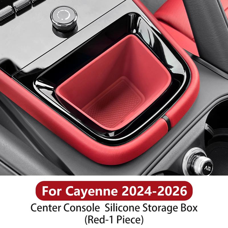 For Porsche Cayenne Macan Car Cup Holder Silicone Center Console Bottle Holder Insert Anti Slip Drink Organizer Auto Accessories