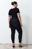 Women's Style Plus Size Black Slimming Effect Super Flexible High Waist Skinny Jeans