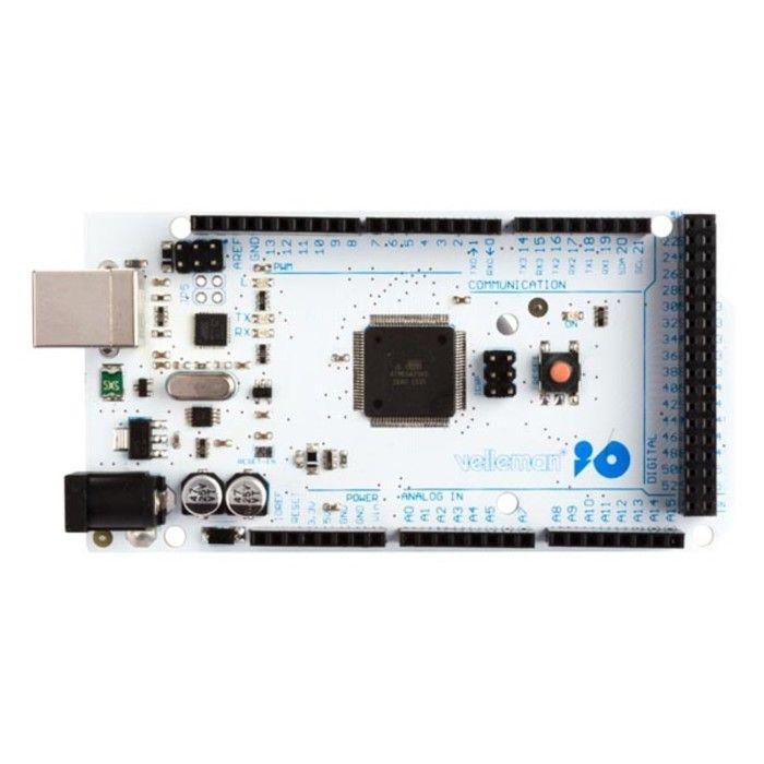 Whadda Carte de développement ATmega328 UNO development board, microcontrôleur, 100% compatible avec Arduino MEGA2560