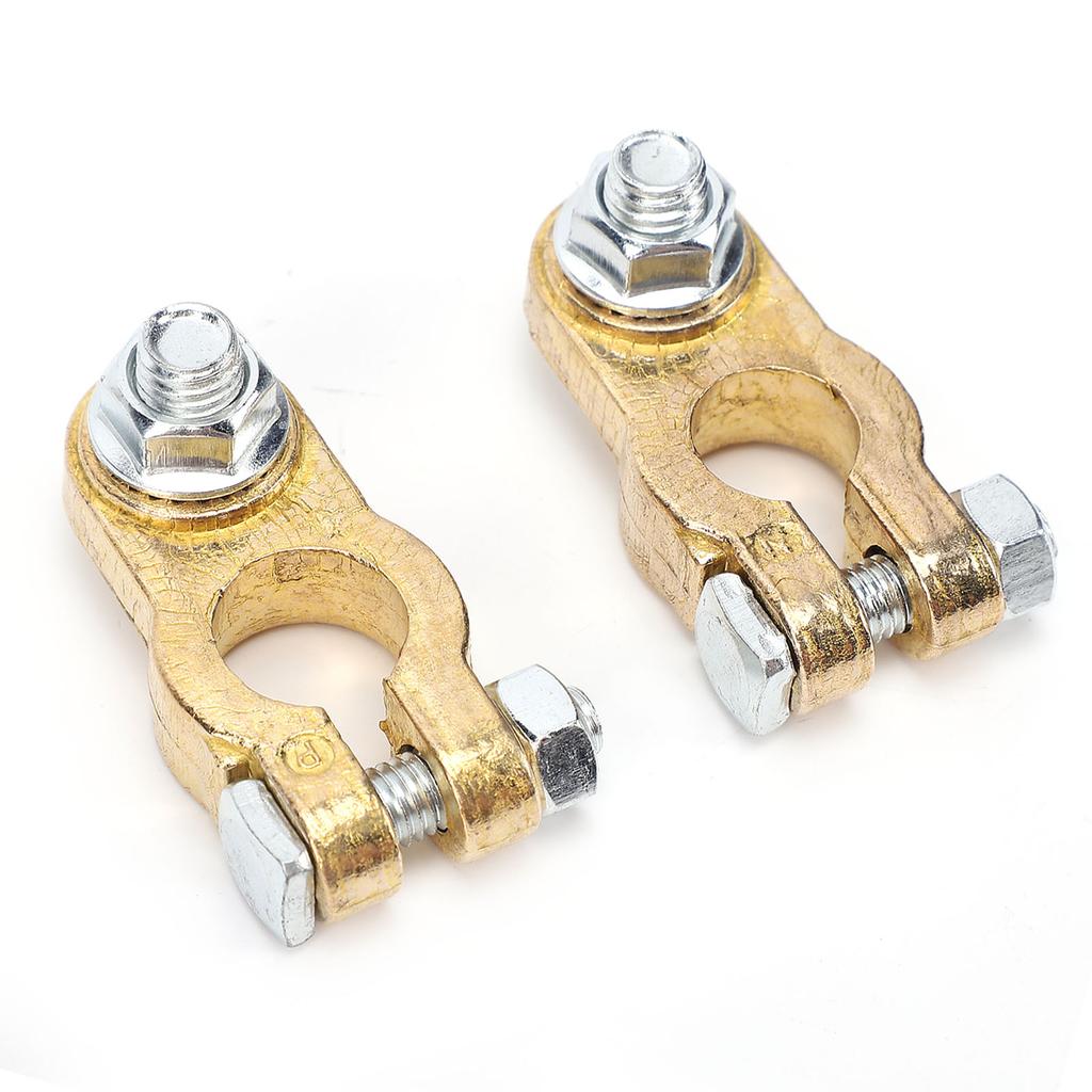 Brass Battery Terminal Connector Top Post Positive Negative Car Battery Terminal Connector for Boat RV