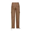 Damenhose mit Farbnähten, Tasche und Reißverschluss, lässig und bequem