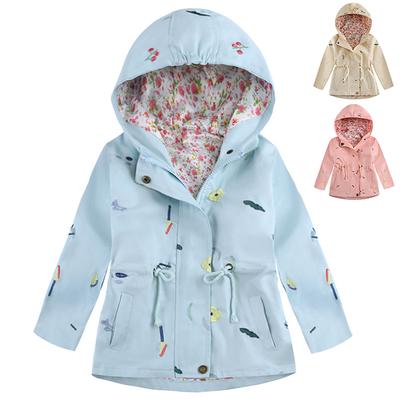 Girls Kids Hooded Polka Dot Warm Coat Jacket Winter Thick Outwear Tops Age 2-5Yr