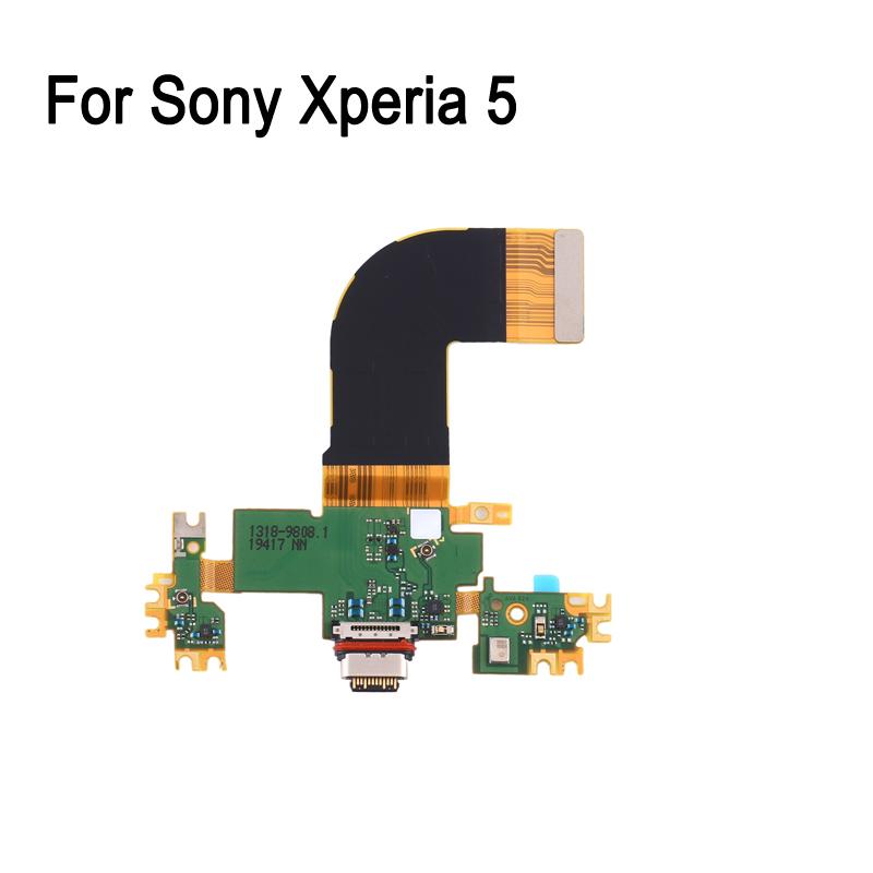 USB Charging Port Flex Cable For Sony Xperia 5 IV 2022 / Xperia 5 III 2021 / Xperia 5 II 2020 / Xperia 5 2019 For Xperia 5 2019