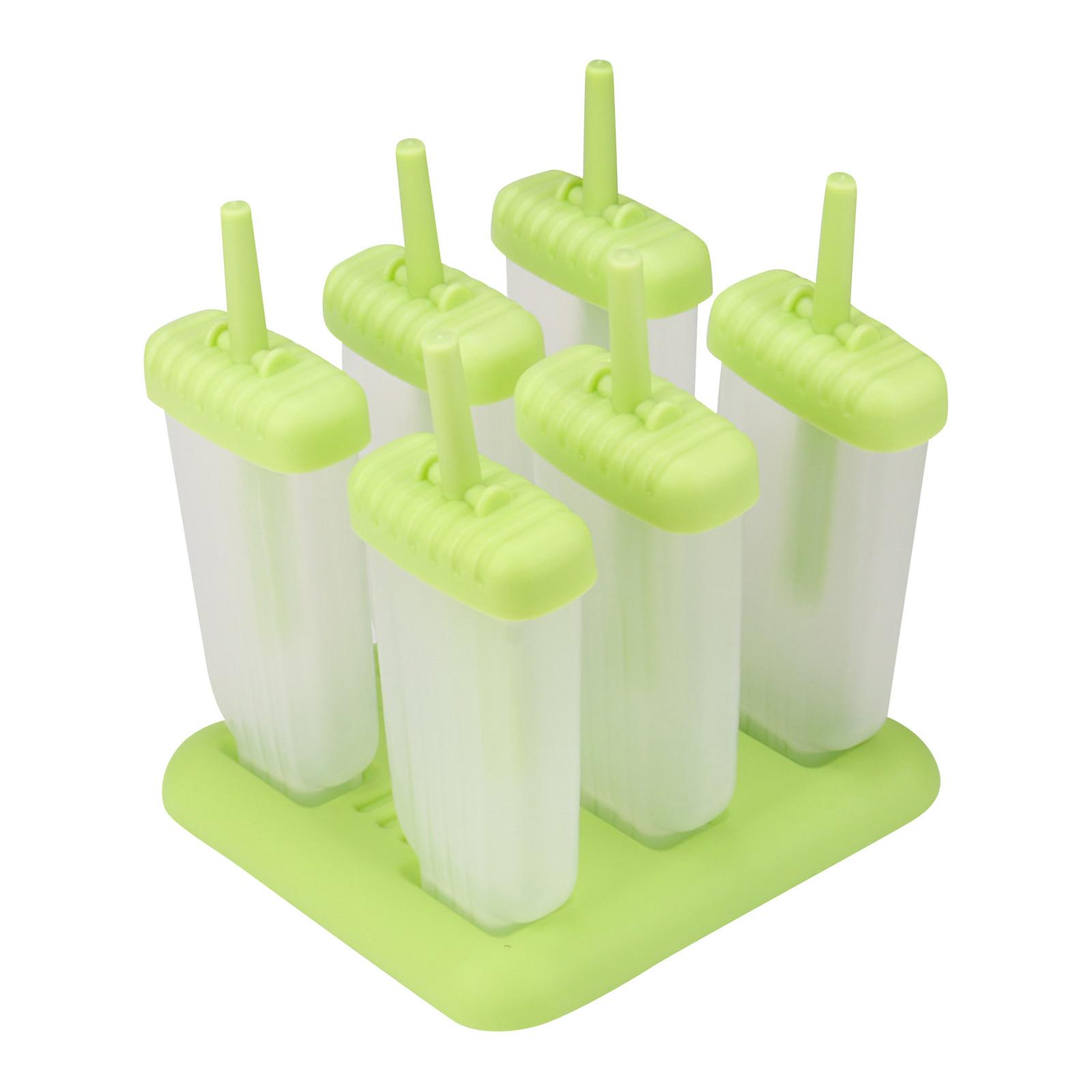 

Набор для изготовления льда для мороженого, 6 упаковок, многоразовые формы для льда, держатели для изготовления льда «сделай сам», устройство для развлечения для детей и взрослых, отличный подарок для One Size зелёный