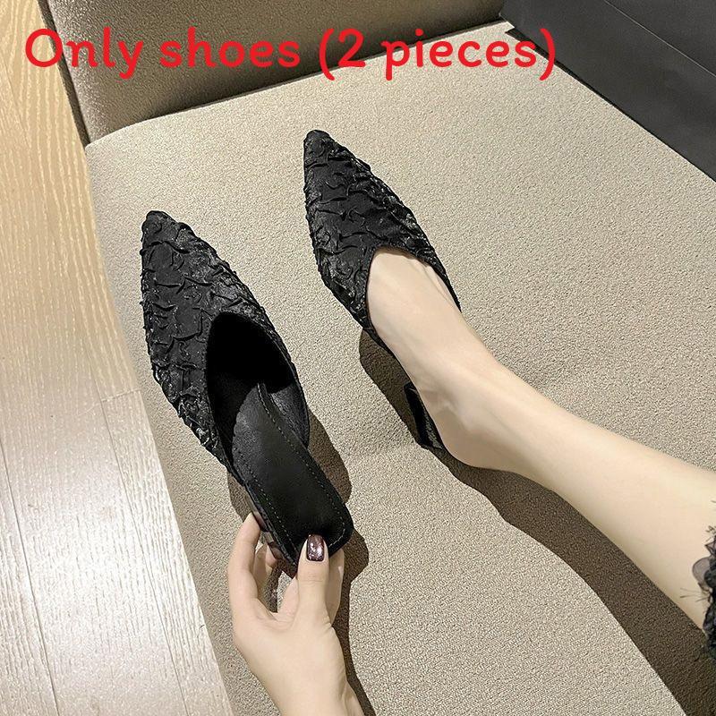 Hanbok Style Slingback Mules With Pu Material For Summer Casual Wear