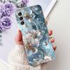 For Samsung Galaxy A24 4G Case SM-A245F Cover Fashion Flower Marble Soft Silicone Phone Covers For Samsung A14 A34 A54 5G Fundas