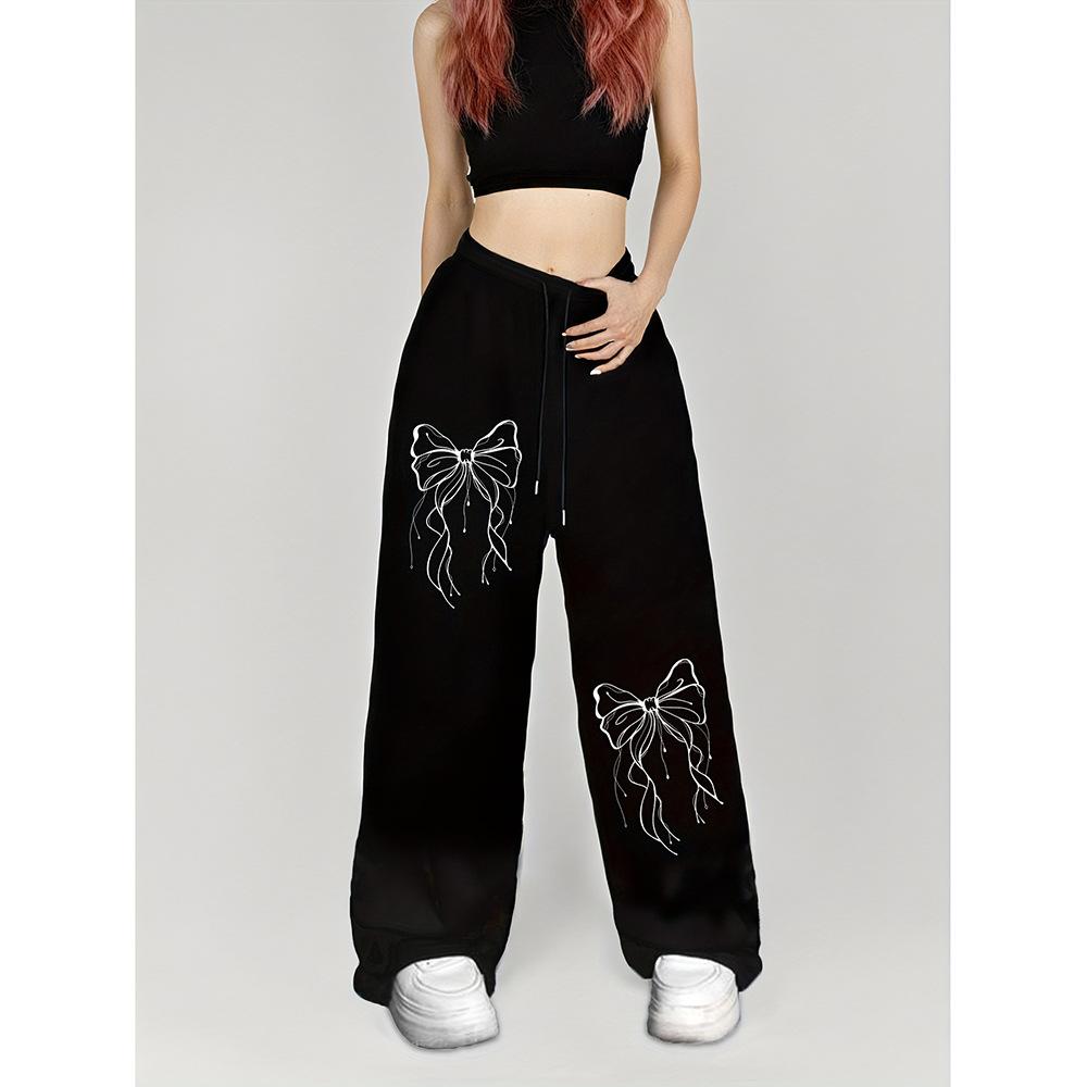 High Street Hip Hop Trend Casual Pants Men's Summer New Loose Niche Straight Versatile Long Pants