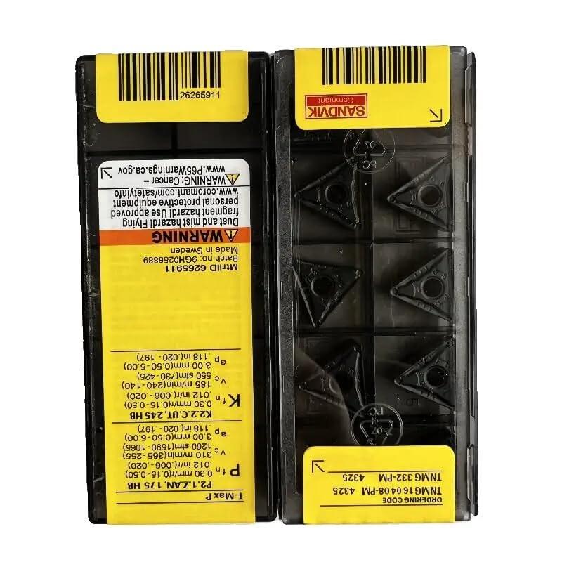 Original Sandvik / TNMG160408-PM 4325  / CNC lathe carbide blade 10 PCS