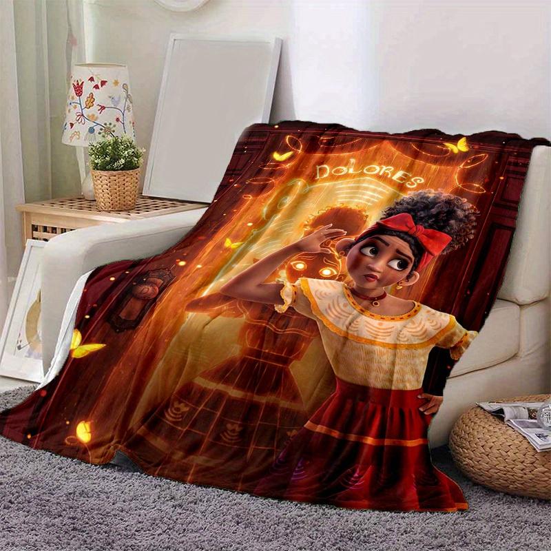 1pc, Cozy Dolores: A Magical Home Décor Blanket Gift Perfect for Bedroom, Living Room, Travel, Camping, Car