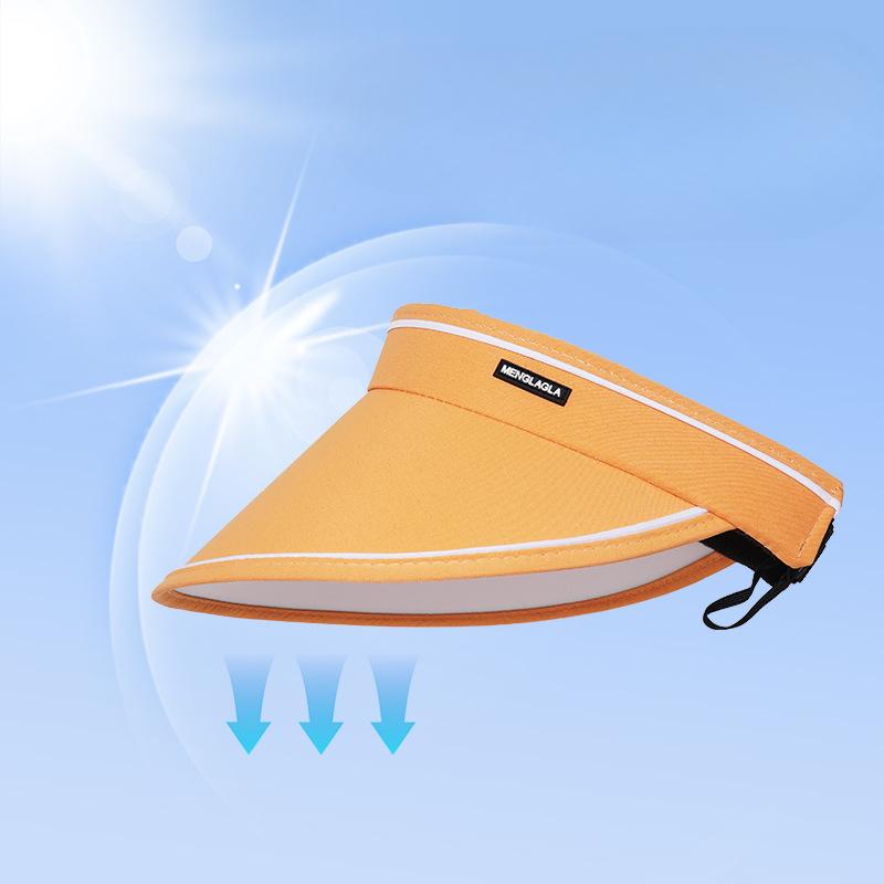 

Летняя защита от солнца Космическая шляпа-цилиндр для женщин Уличная сильная солнцезащитная шляпа Прохладная шляпа от солнца Однотонная Простая Повседневная Универсальная Солнцезащитная шляпа (56-58cm)