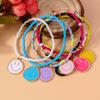7Pcs/Set Bohemian Cute Smile Face Bracelet for Women Colorful Beads Bracelets Handmade Girls Party Holiday Jewelry Gifts