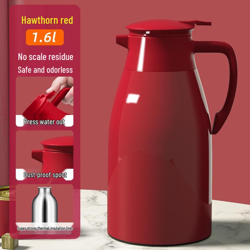 Large Capacity Glass Liner Warm Water Thermos - New Model for Dorms and Homes