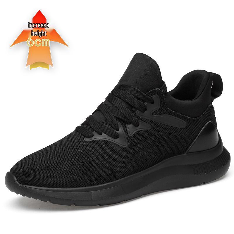 

In Stock Men s Breathable Mesh Height-Enhancing Casual Sports Shoes. Size 41
