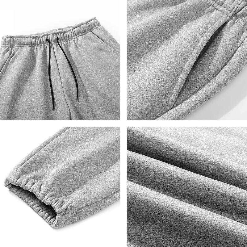 GENIOLAMODE Men's Plush Lined Casual Trousers