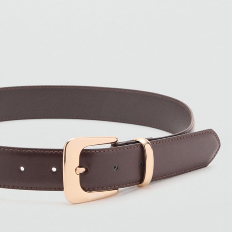 Mango MANGO WOMAN Belt APEN Dark Brown 17014097