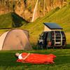 Emergency Sleeping Bag, PE Aluminized Survival Sleeping Bag Keeps Warmth Crampons Bag for Camping Hiking Bag