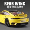 1:24 Porsche 911 Turbo S Supercar Alloy Metal Diecast Model Car Home Decoration & Computer Desktop Ornaments Holiday Present Toy