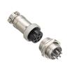 Accessories Mount Panel Aviation Plug M16 Male / Female  Cable Connector GX16
