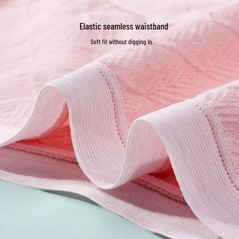 GUJIN Women's Mid-Waist Pure Cotton Briefs