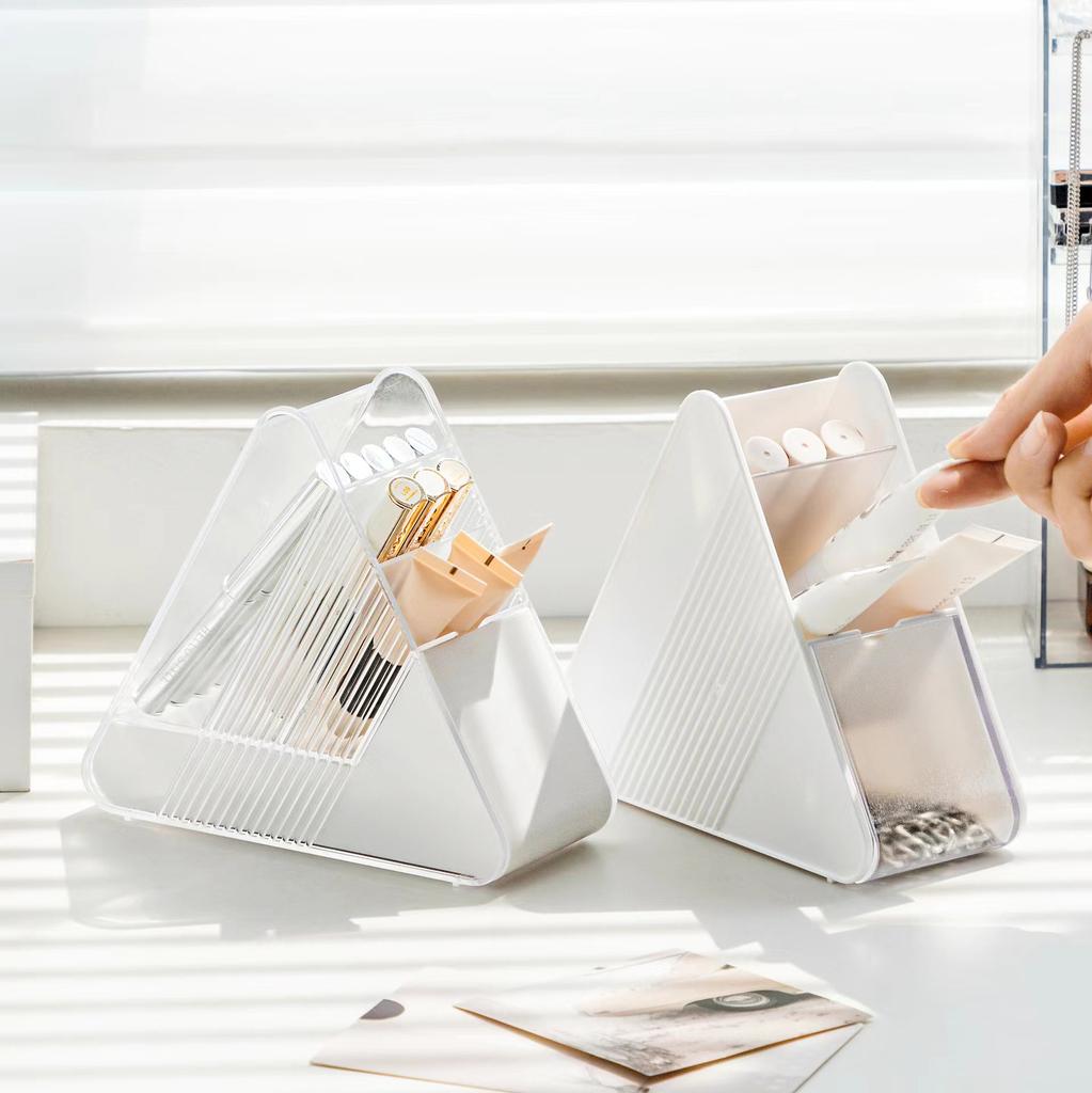 Creative Fashion Style Triangle Multifunctional Pen Holder Simple Student Creative Desktop Office Storage