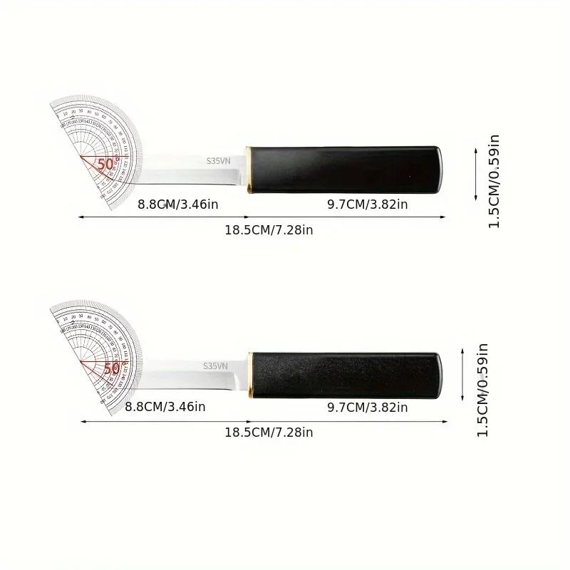 Couteau à fruits en acier inoxydable portable haute dureté Dragon et Phénix Canard Mandarin Double Fils Mère Couteau