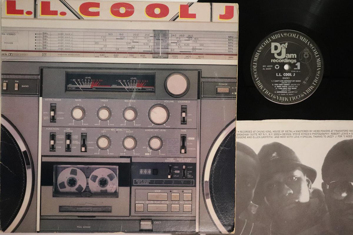 LP Record LL COOL J  Radio BFC40239 DEF JAM 1985 US Rap  HipHopRB Used