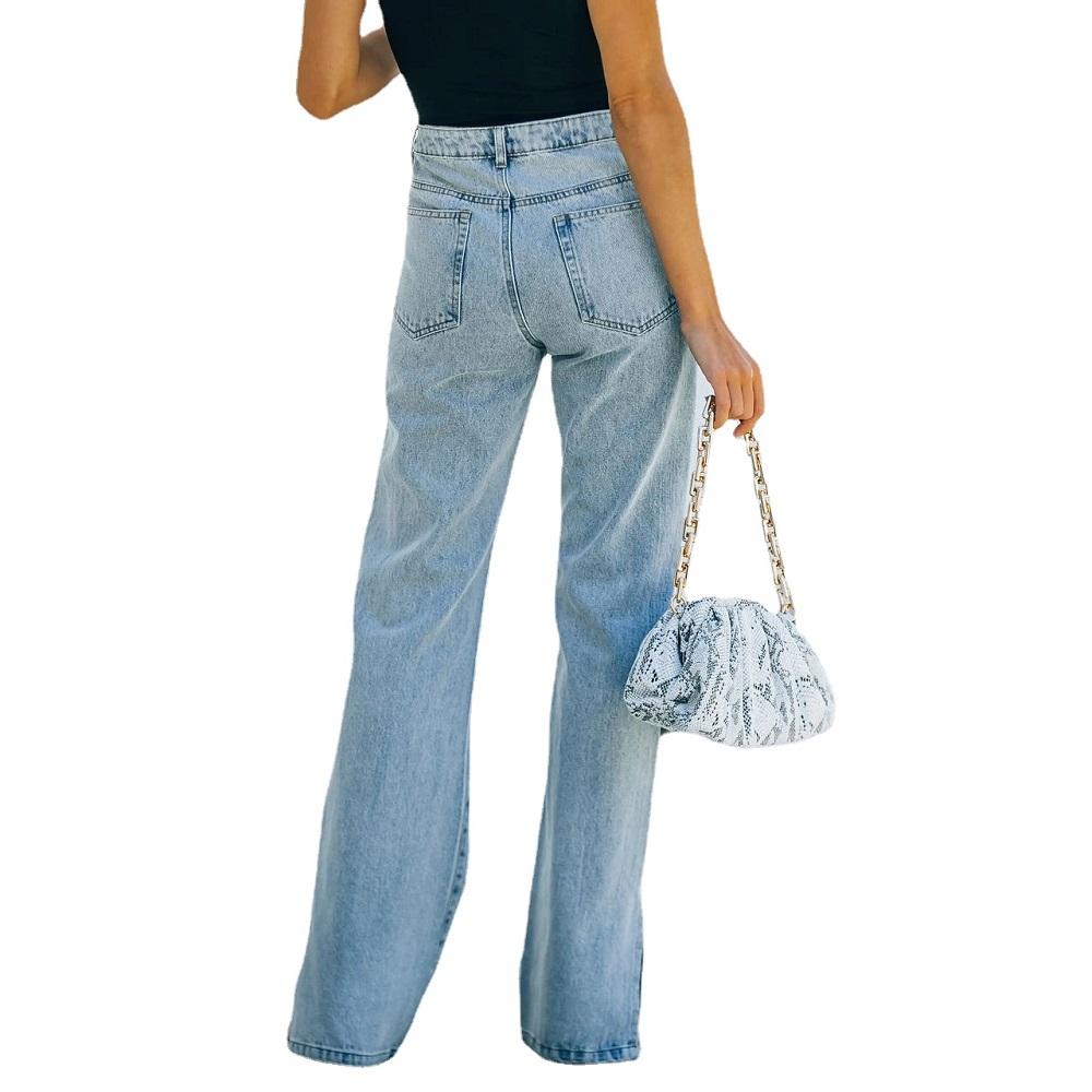 Buy Women Autumn Middle Waist Denim 