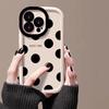 Dots Suitable for IPhone 16 Apple Phone Case 15 Anti-fall 14plus 13 Puff 12mini Protection Case