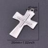 15pcs Crosses Charms Pendant Alloy Cross Metal Antique Silver Color Pendants Making DIY Handmade Jewelry Components Accessories