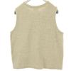 Orone Made In Japan No Sleeve Knit Vest Brown Women Used