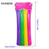 Children Inflatable Floating Row PVC Cartoon Unicorn Fruit Pattern Water Hammock Swimming Pool Air Mattress Water Sport Play Toy