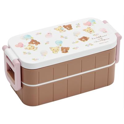 Skater Bento Box 600 мл антибактеріальний 2 яруси для жінок Korilakkuma Kogma Made in Japan & YZW3AG-A