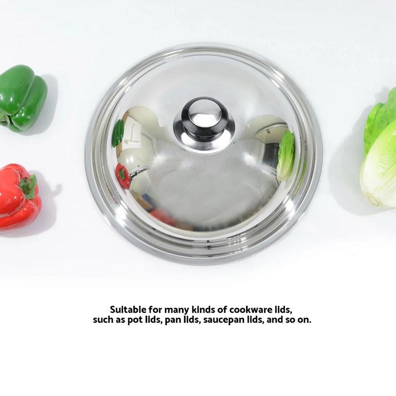 5 stk/sett Kjøkkenkokekar Gryte Grytepanne Erstatning pannelokk Håndgrep Knop Håndtak