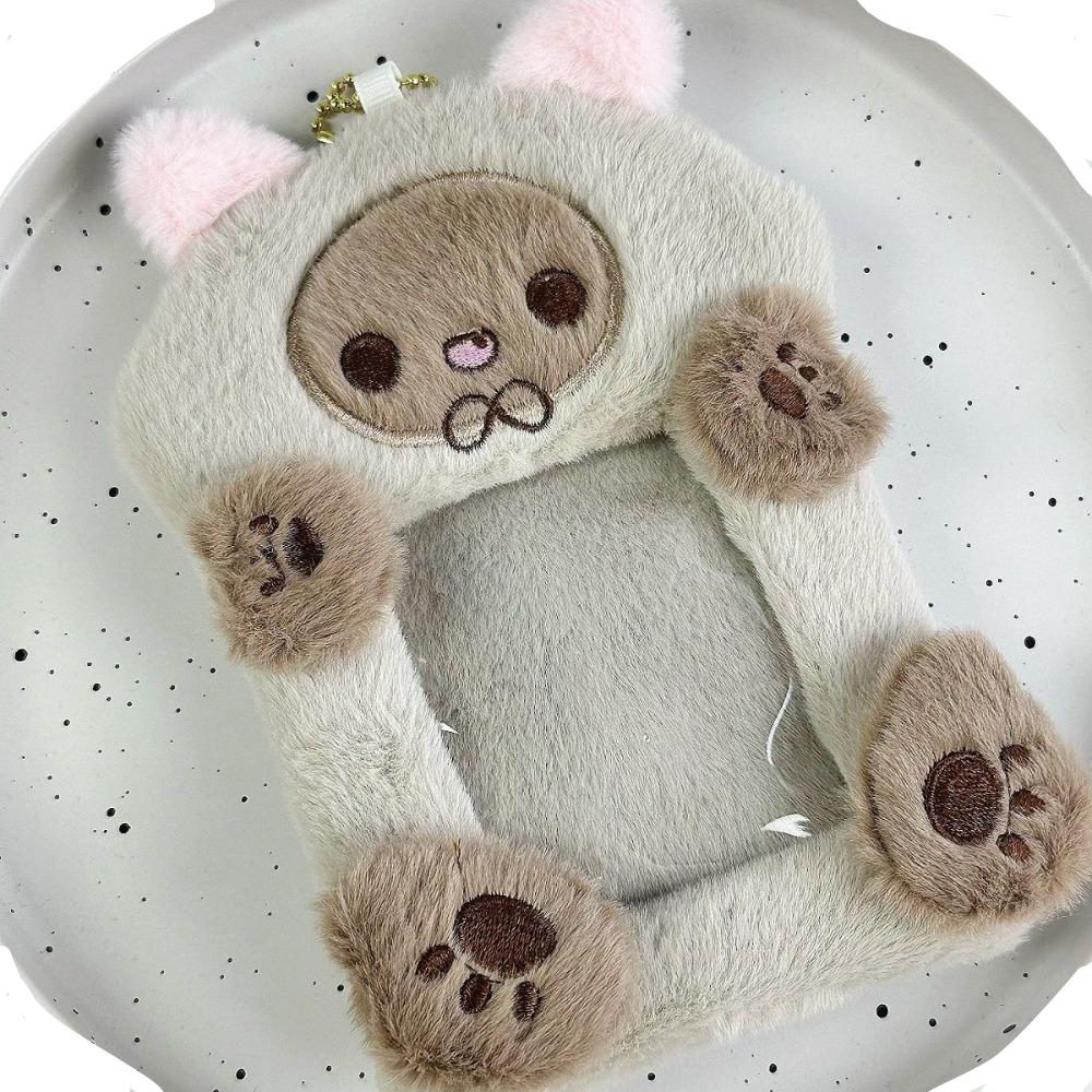 Christmas Tree Card Protective Sleeve Hamburger Puppy Bus Card Holder Cute ID Card Cover Student