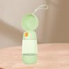 Pet Water Bottle Leakage Proof Portable Dog Water Dispenser Feeder for Short Trip Outdoor Green