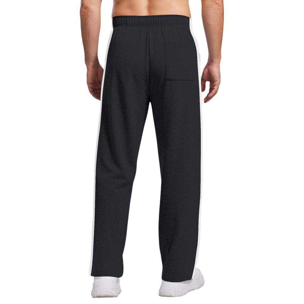 Men's Relaxed-Fit Casual Sweatpants With Stretch Waistband And Drawstring Yoga Pants