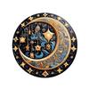 2D Acrylic Star Moon Lantern Suncatcher, Crescent Moon Window Hanging Ornament for Home, Patio, Garden, Ramadan Decor, Housewarming Gifts for Family