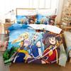 Comforter Anime Konosuba Bedding Set Printed Bed Set With Bed Soft Single Double Queen Super King Size Kids Adult