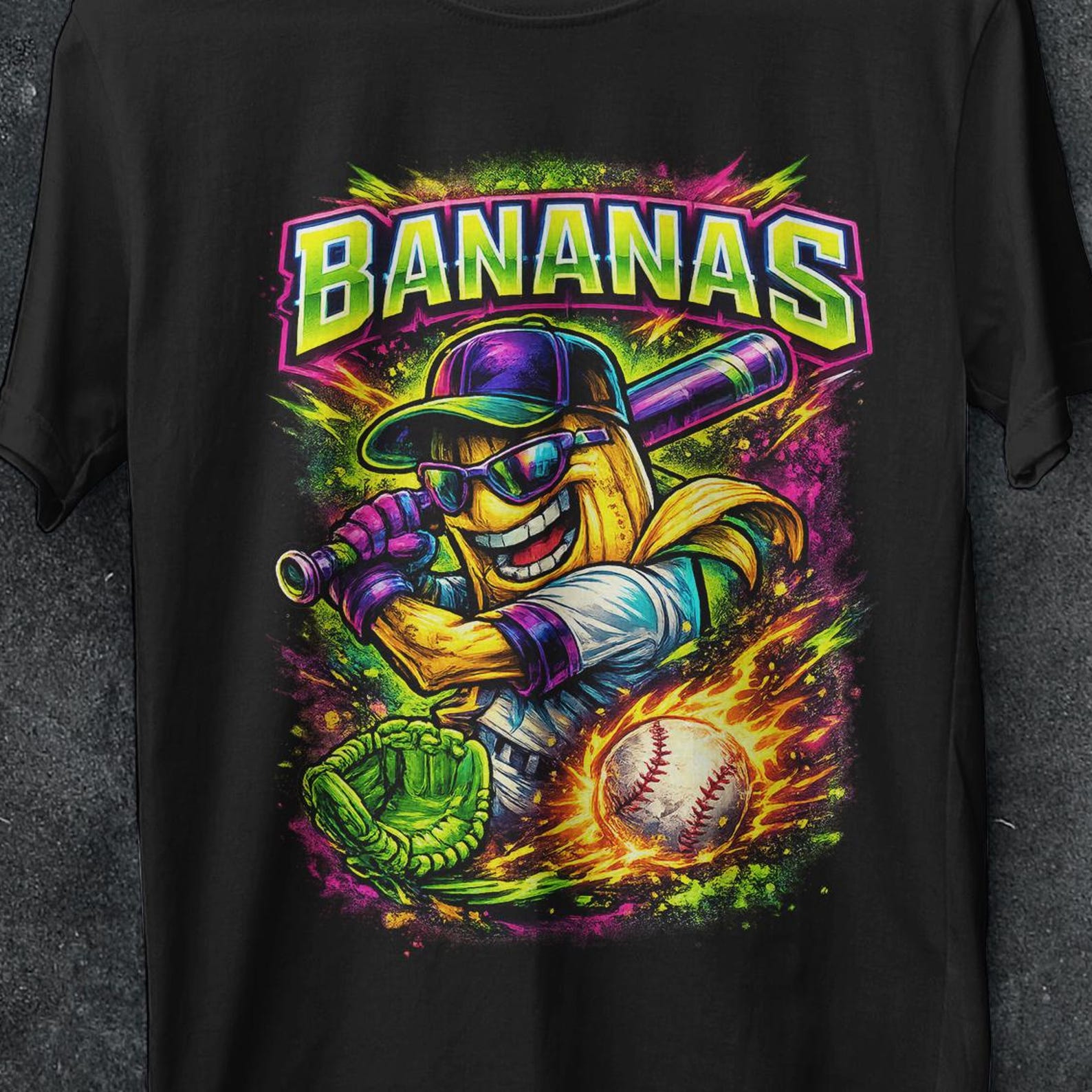 Banana Baseball T Shirts, Savannah Bananas, savannah bananas baseball, bananas baseball shirt, Vintage Shirt, Banana gifts, gift for friends S