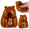 Capybara Squishy Set with Pompoms Anti-Stress Toy for Children