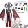 Honkaistar Jingyuan Rail Cosplay Costume Set Halloween Carnival Dress Up Props